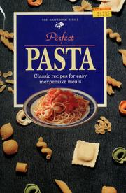 Cover of: Perfect pasta.