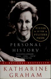 Cover of: Personal history by Katharine Graham