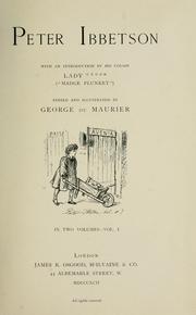Cover of: Peter Ibbetson by George Du Maurier