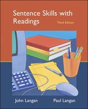 Cover of: Sentence skills with readings by Langan, John
