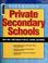 Cover of: Peterson's Private secondary schools 2006.