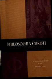 Cover of: Philosophia Christi. by 