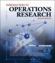 Cover of: MP Introduction to Operations Research