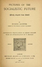 Cover of: Pictures of the socialistic future (freely adapted from Bebel) by Eugen Richter, Eugen Richter