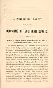 Cover of: A picture of slavery by 