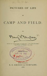 Cover of: Pictures of life in camp and field.