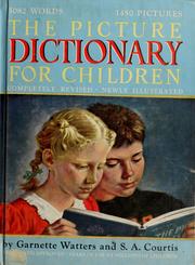 Cover of: The picture dictionary for children.