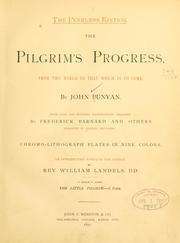 Cover of: The pilgrim's progress, from this world to that which is to come. by John Bunyan