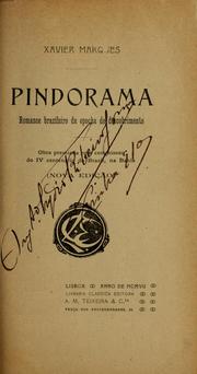 Cover of: Pindorama: romance brazileiro da epocha do descobrimento