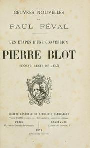 Cover of: Pierre Blot by Paul Féval