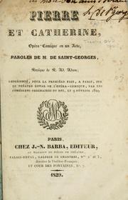 Cover of: Pierre et Catherine: opéra-comique en un acte