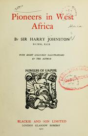 Cover of: Pioneers in West Africa