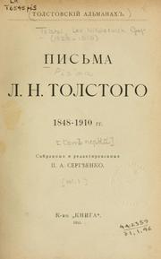 Cover of: Pisma L.N. Tolstogo by Лев Толстой