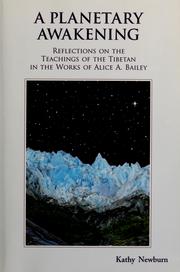 Cover of: A planetary awakening: reflections on the writings of the Master Djwhal Kuhl with Alice A. Bailey