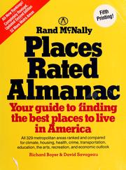 Cover of: Places rated almanac by Rick Boyer