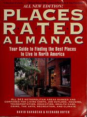 Cover of: Places rated almanac: your guide to finding the best places to live in North America
