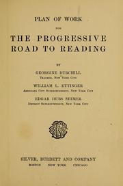 Cover of: Plan of work for the Progressive road of reading