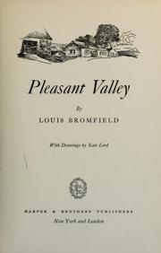 Cover of: Pleasant Valley