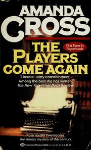Cover of: The players come again by Amanda Cross