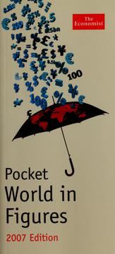 Cover of: Pocket world in figures by [material researched and compiled by Andrea Burgess et all.]