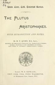 Cover of: Plutus by Aristophanes