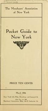 Cover of: Pocket guide to New York ...