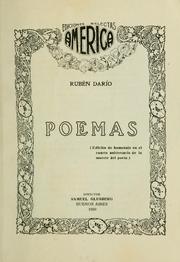 Cover of: poemario