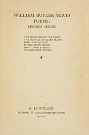 Cover of: Poems: second series. by William Butler Yeats