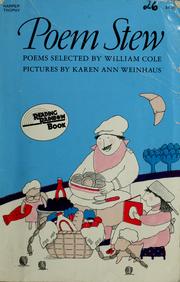 Cover of: Poem stew by Cole, William