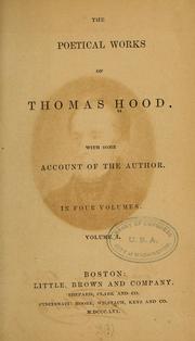 Cover of: The poetical works of Thomas Hood by Thomas Hood, Thomas Hood