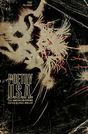 Cover of: Poetry U.S.A.: 105 American poems
