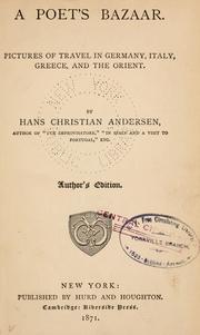 Cover of: A poet's bazaar. by Hans Christian Andersen