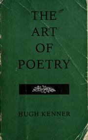 Cover of: The art of poetry by Hugh Kenner