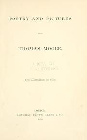 Poetry and pictures from Thomas Moore by Thomas Moore