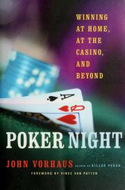 Cover of: Poker night: winning at home, at the casino and beyond