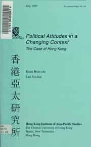 Political Attitudes in a Changing Context