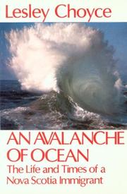 Cover of: An Avalanche of Ocean by Lesley Choyce