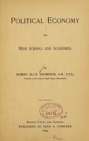 Cover of: Politics economy for high schools and academies
