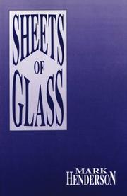Cover of: Sheets of glass