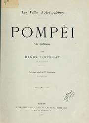 Cover of: Pompéi ...