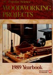 Cover of: Popular science woodworking projects 1989 yearbook by Nick Engler