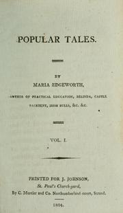 Cover of: Popular tales by Maria Edgeworth