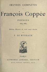 Cover of: Poésies, 1864-1887 by François Coppée