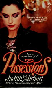 Cover of: Possessions by Judith Michael