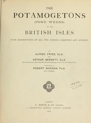 Cover of: The potamogetons (pond weeds) of the British Isles