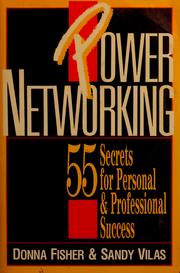 Cover of: Power Networking by Donna Fisher