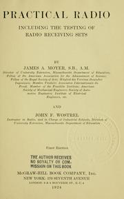 Cover of: Practical radio by Moyer, James Ambrose, Moyer, James Ambrose