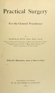 Cover of: Practical surgery for the general practitioner
