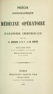 Cover of: Précis iconographique de médecine opératoire et danatomie chirurgicale