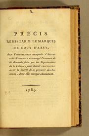 Cover of: Précis